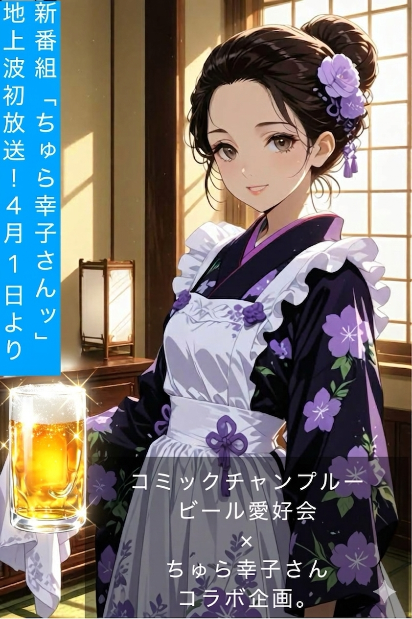 ちゅら幸子さん　朝ドラとアニメ化同時放送！４月1日、水曜日。(エイプリル・フールのネタです)